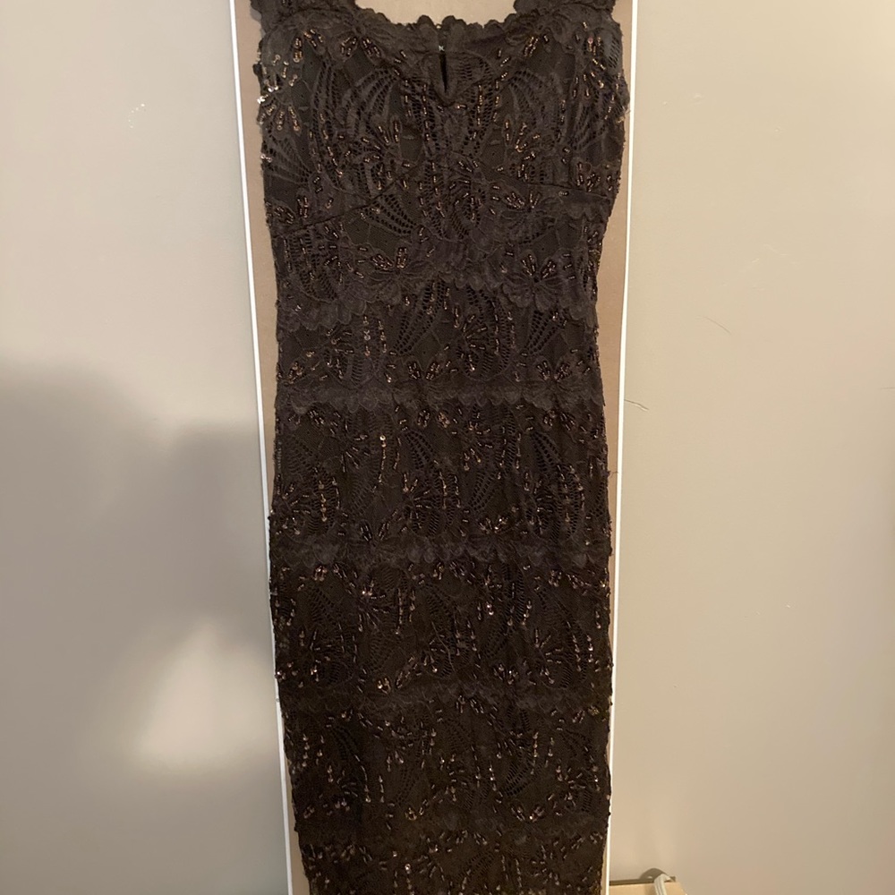Le chateau Brown Sequin Dress